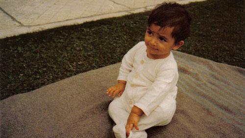 Farideh in 1977 at an orphanage in Tehran.