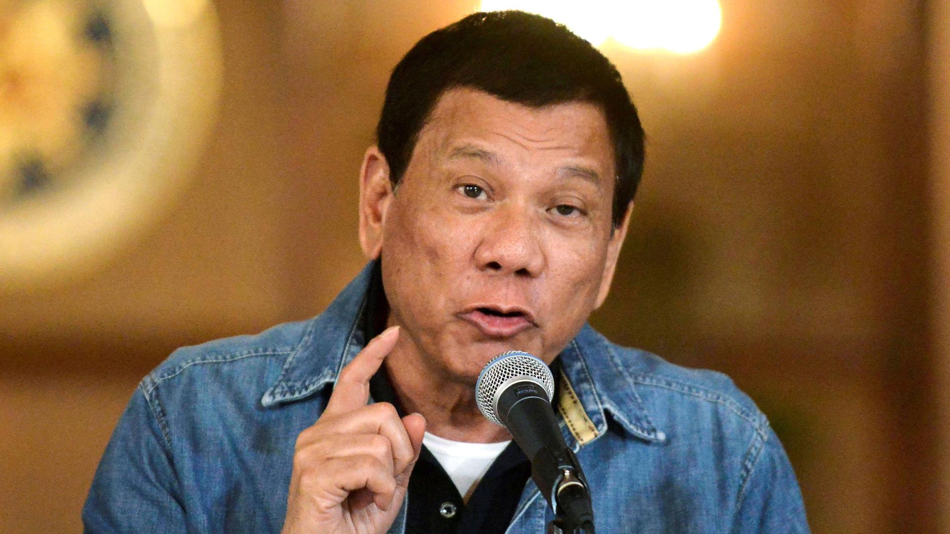 Philippine President Rodrigo Duterte