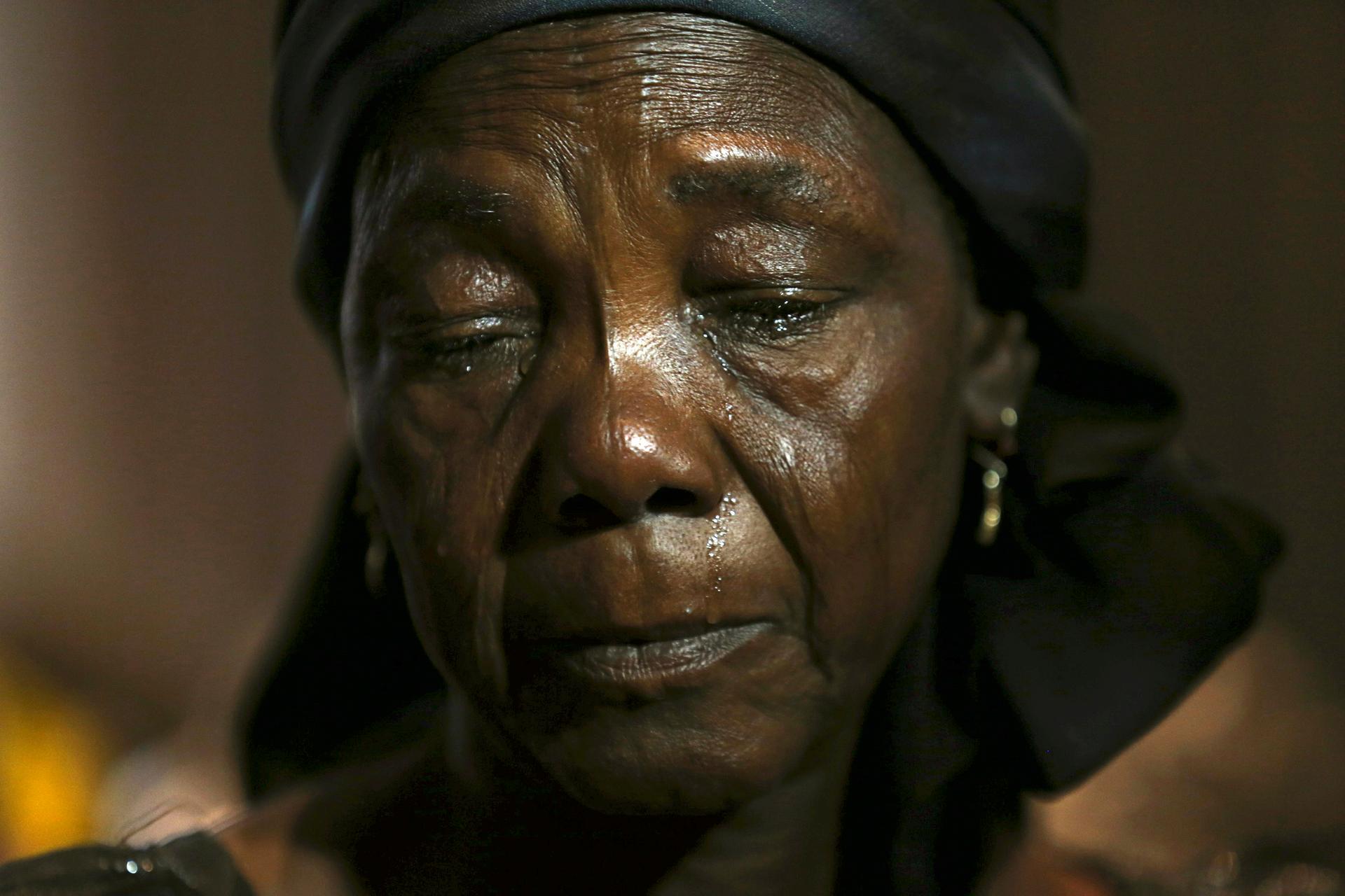 Hauwa Nkaki, mother of one of more than 200 girls abducted in the remote village of Chibok.