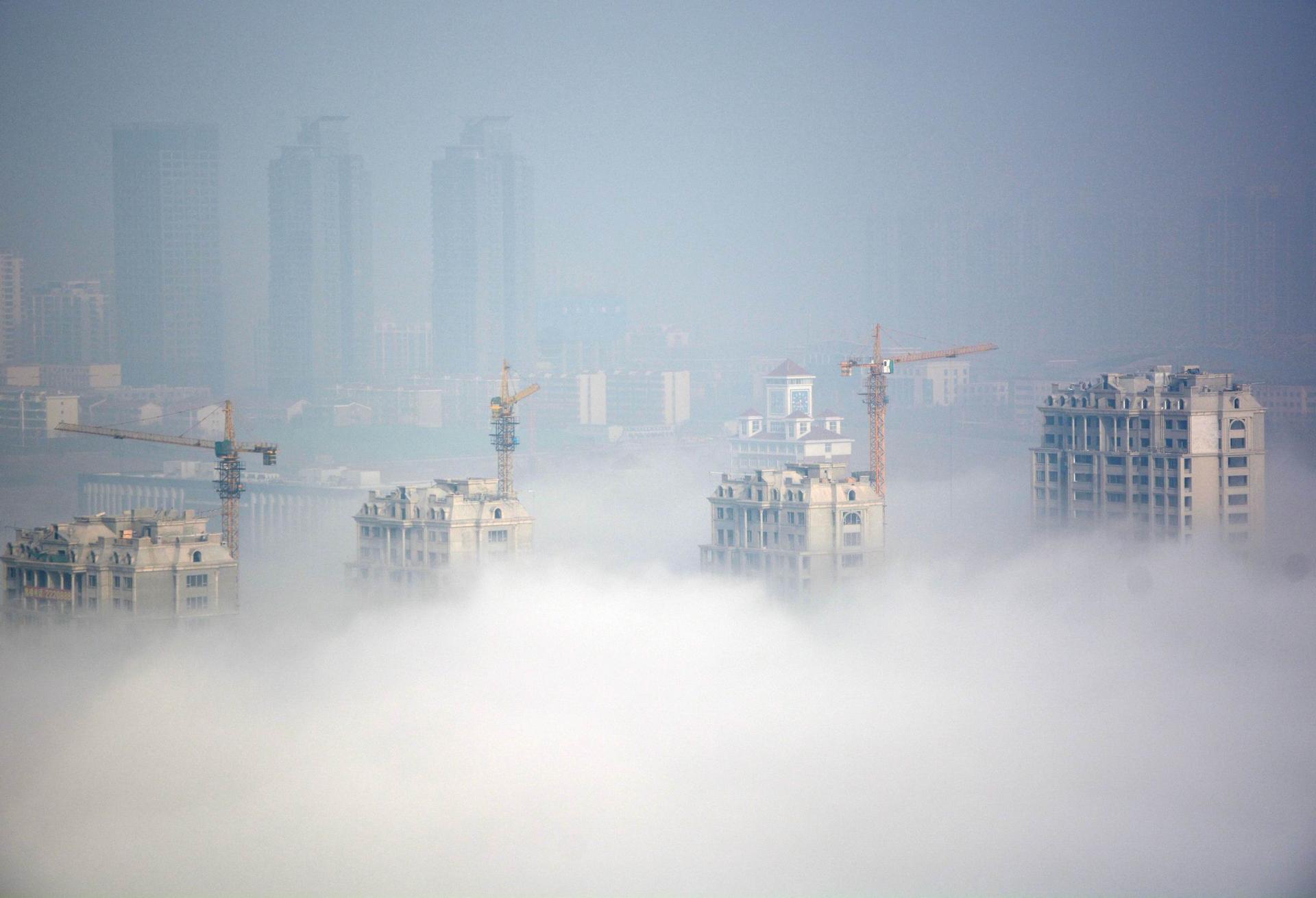 Haze in China symbolizes air pollution issues