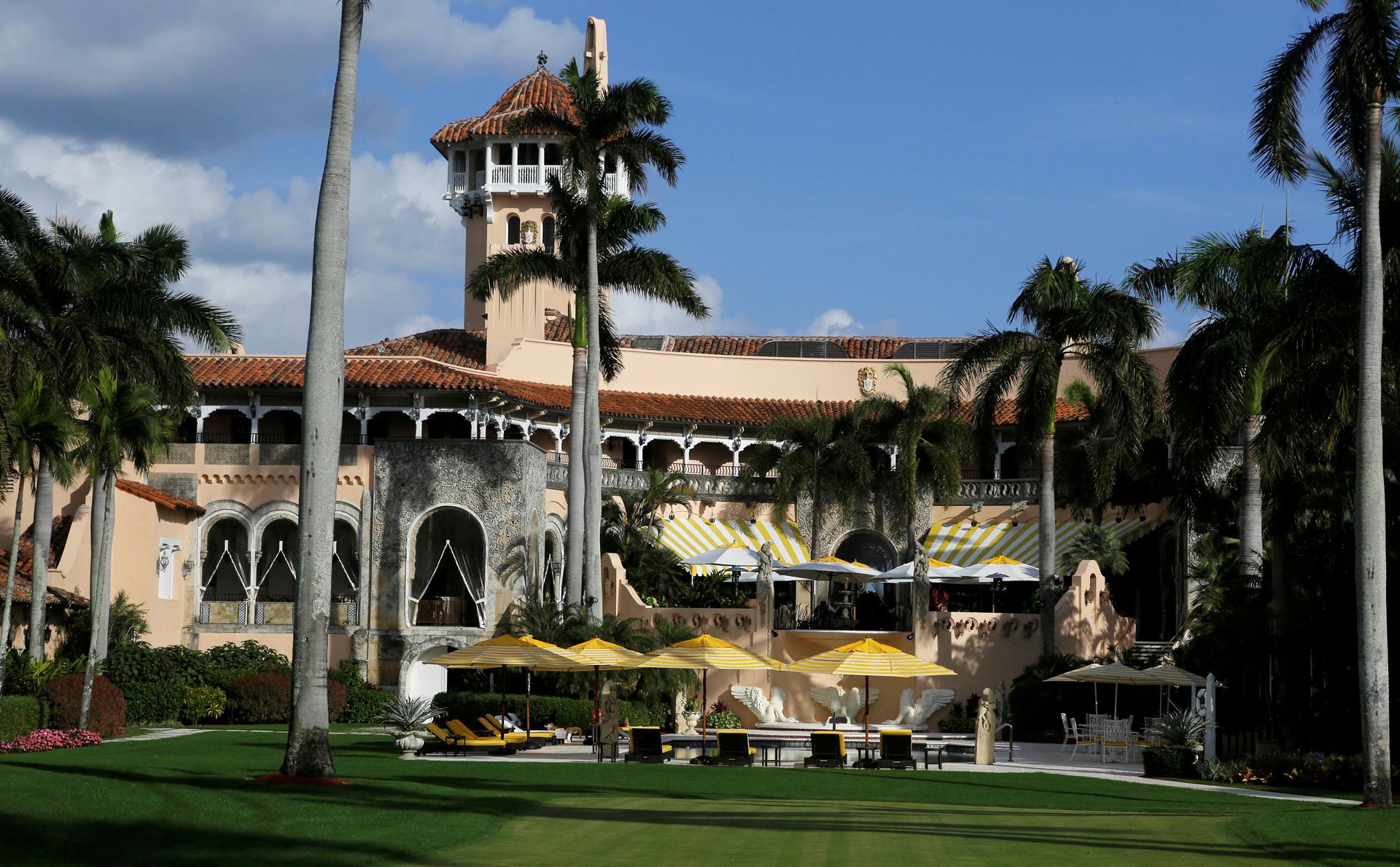 The Mar-a-Lago estate in Palm Beach Florida