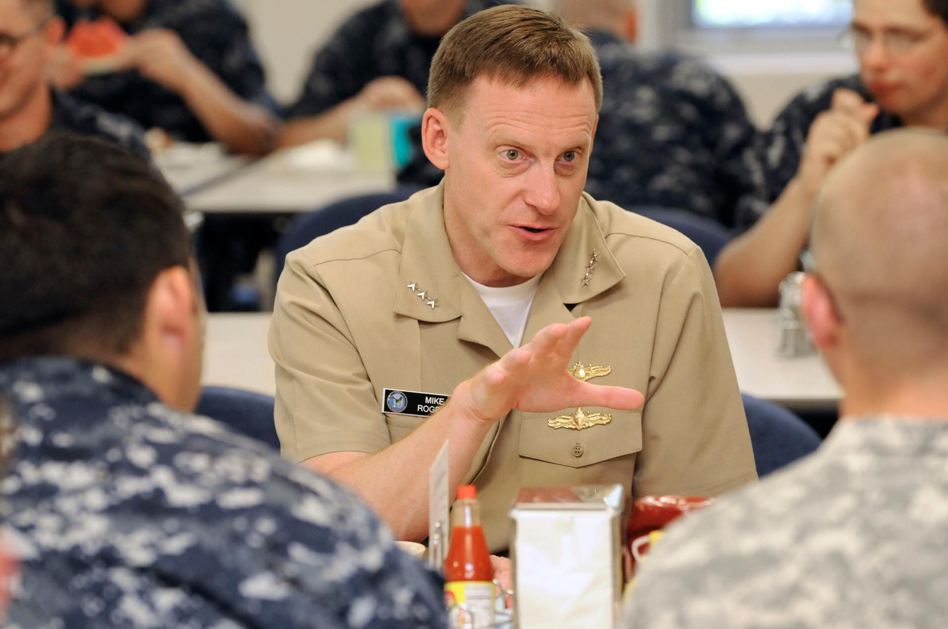 Navy Vice Admiral Michael Rogers