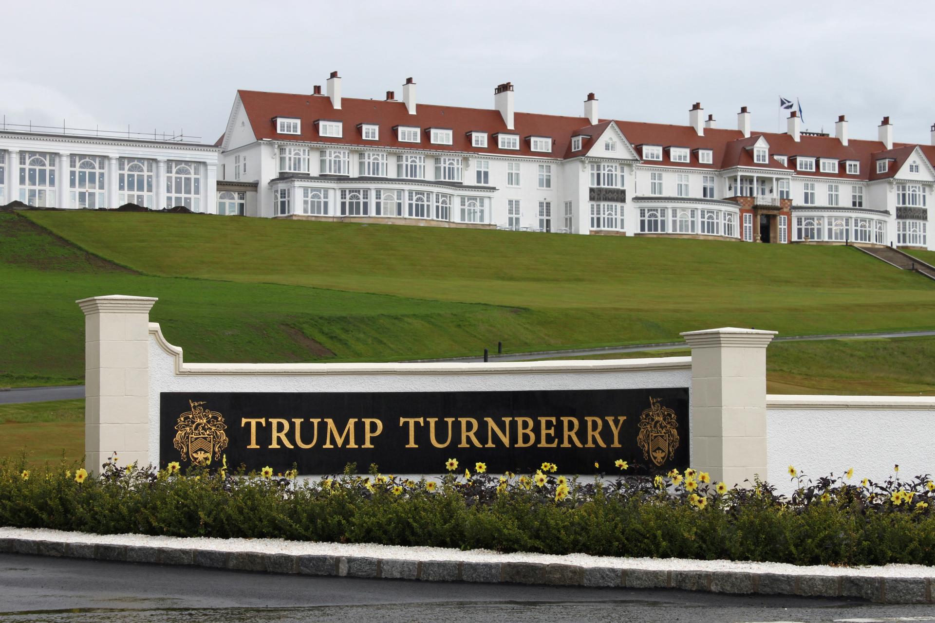 The Trump Turnberry golf resort in Turnberry, Scotland.
