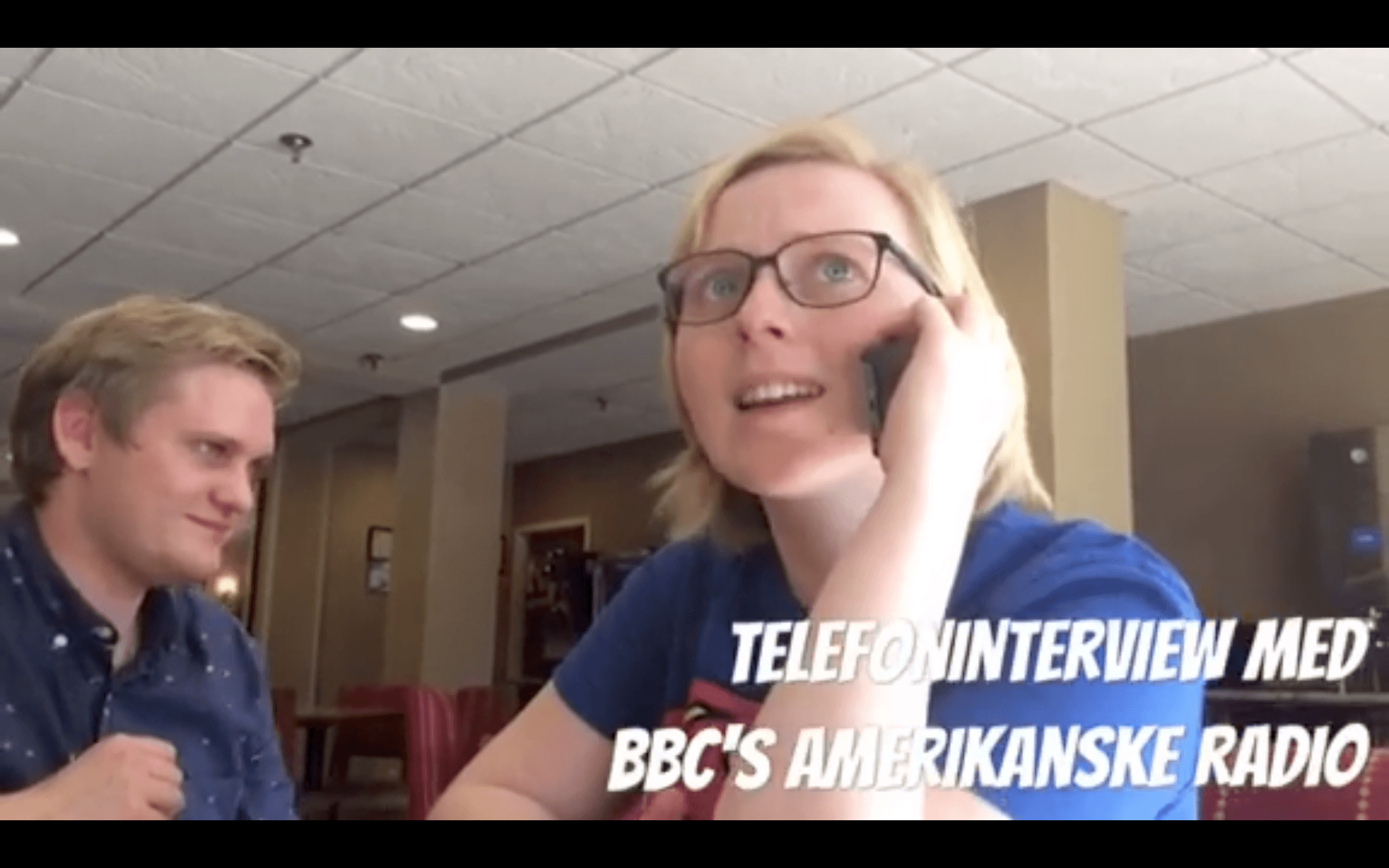 Lasse Quvang and Mai Jensen in Atlanta during their interview with The World.