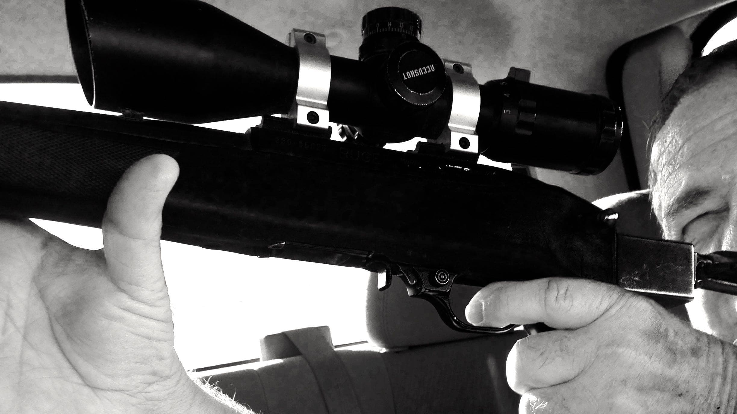 "Yoram," the hitman of Eilat, shoots at crows. He requested anonymity because his work is controversial and he keeps his identity a secret in the city.