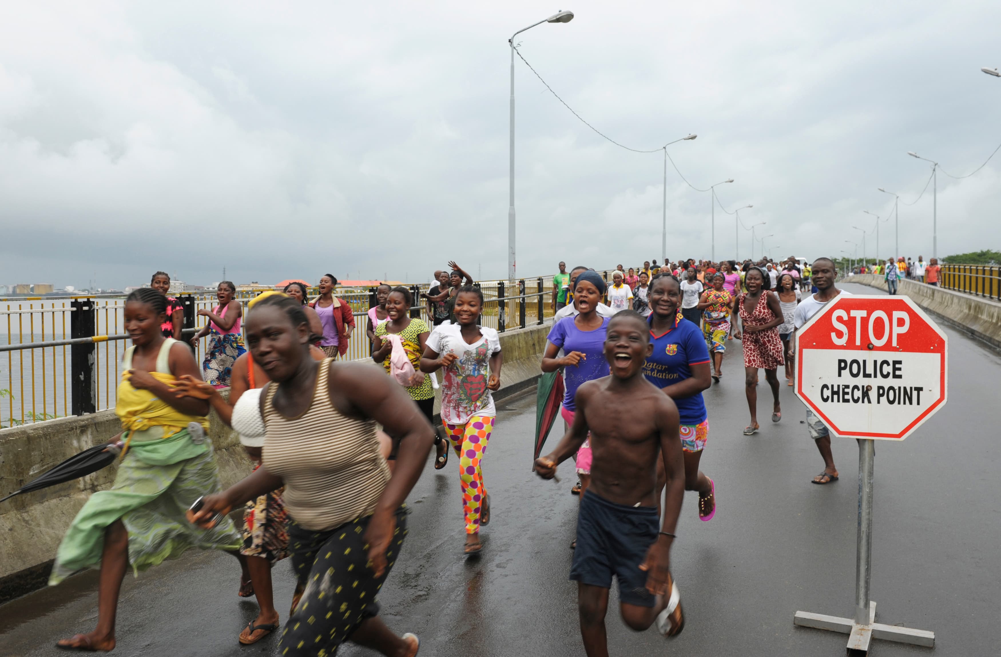 Residents of West Point, Liberia