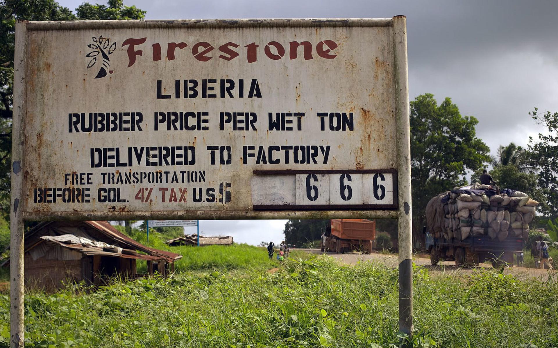 Firestone has operated a rubber plantation in Liberia since 1926.