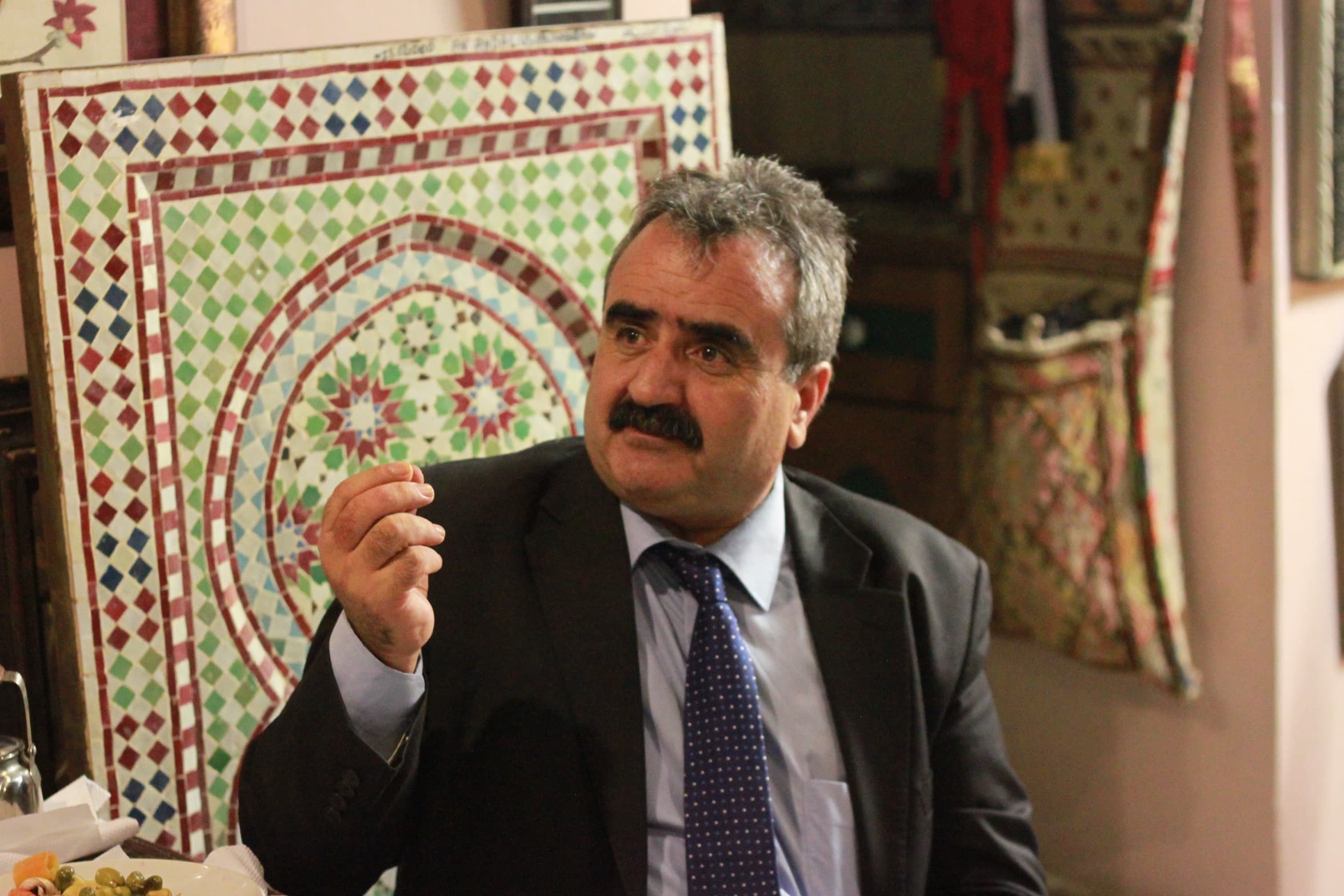 Asad Ewaiwi, a Palestinian political activist and university professor of political science.
