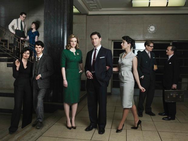 The cast of the BBC's "The Hour"