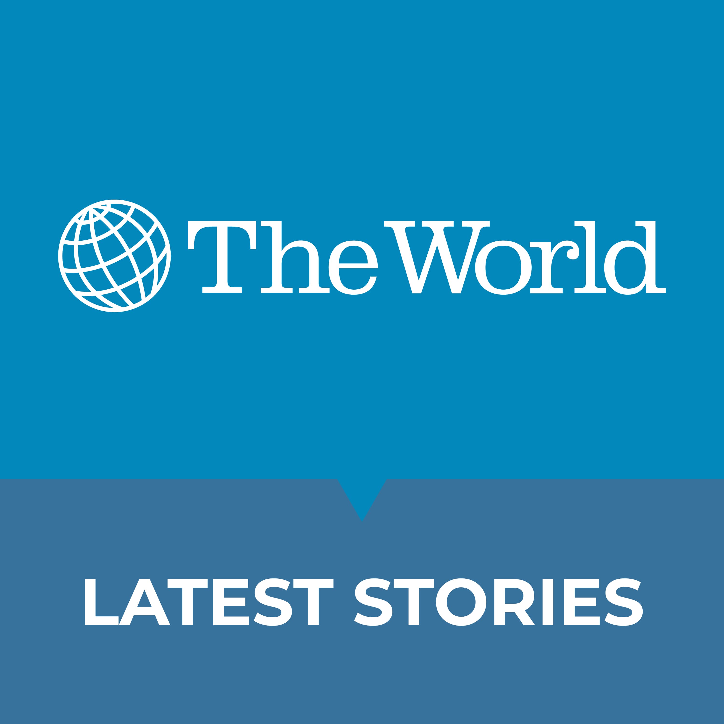 Podcast logo for "The World: Latest Stories"