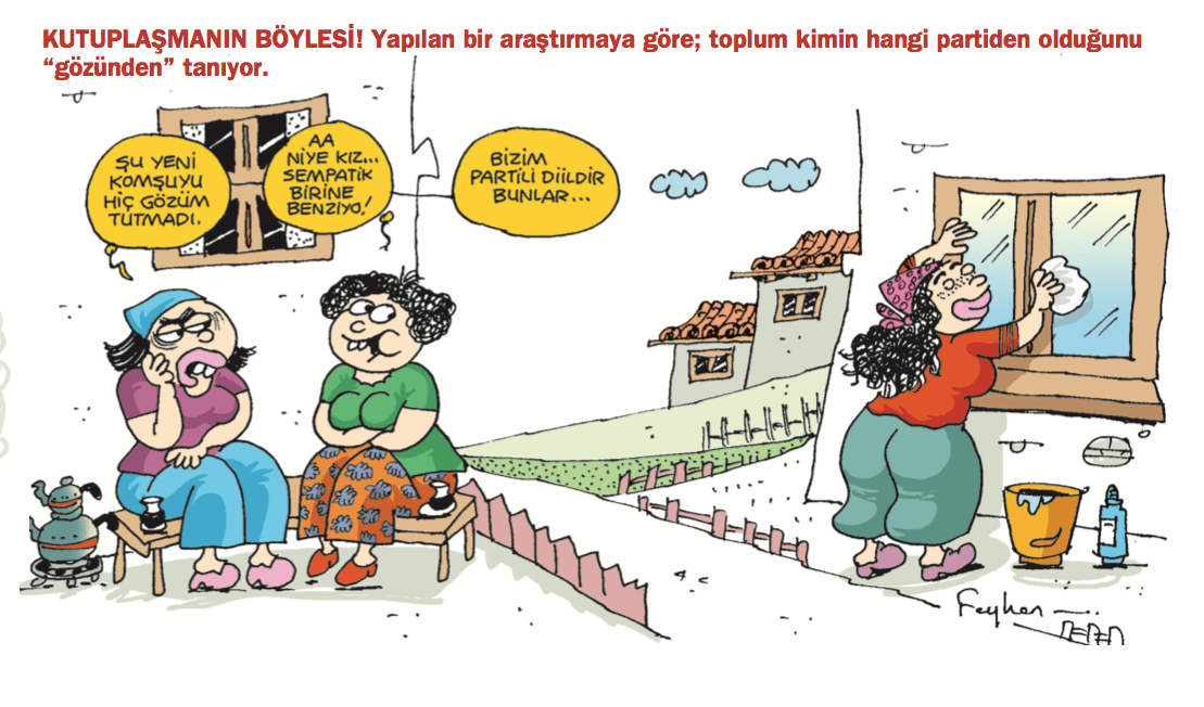 Turkish cartoon makes fun of those who comment on women's clothes