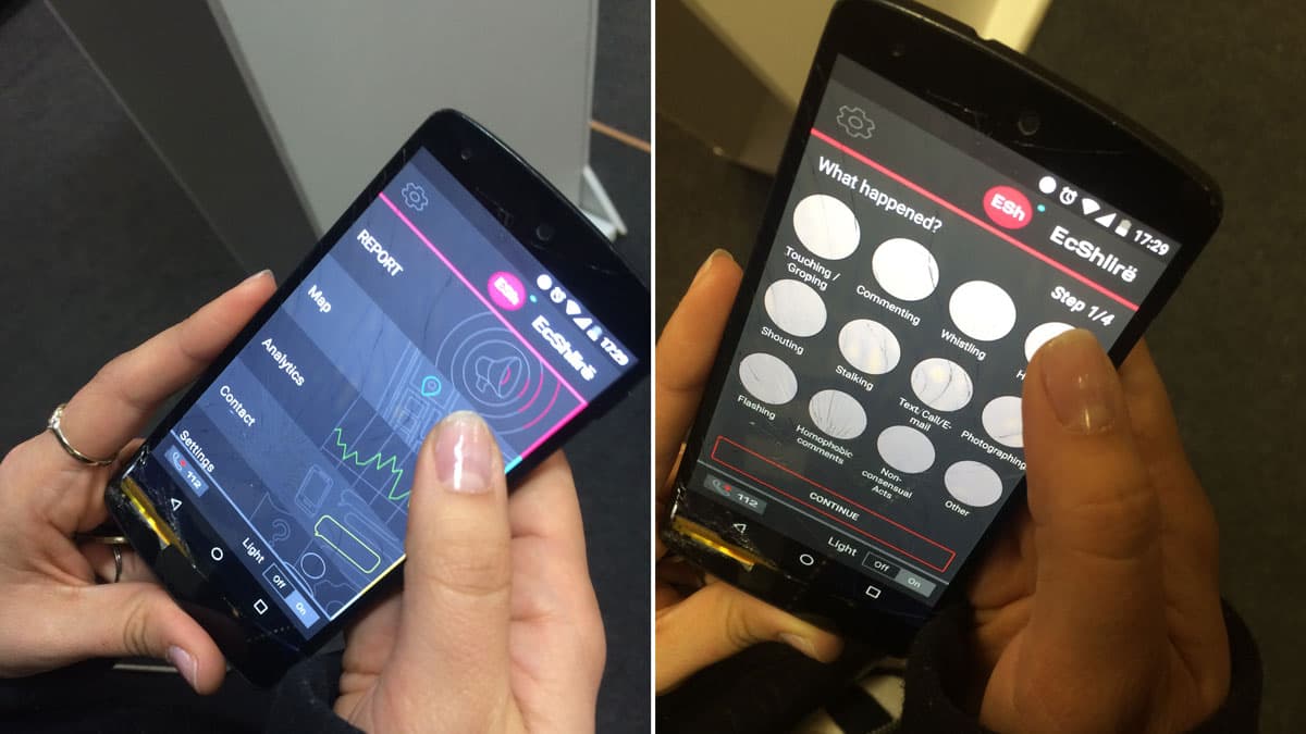 The forthcoming app Ec Shlire, or Walk Freely, will allow users to discreetly report instances of sexual harassment in Kosovo.