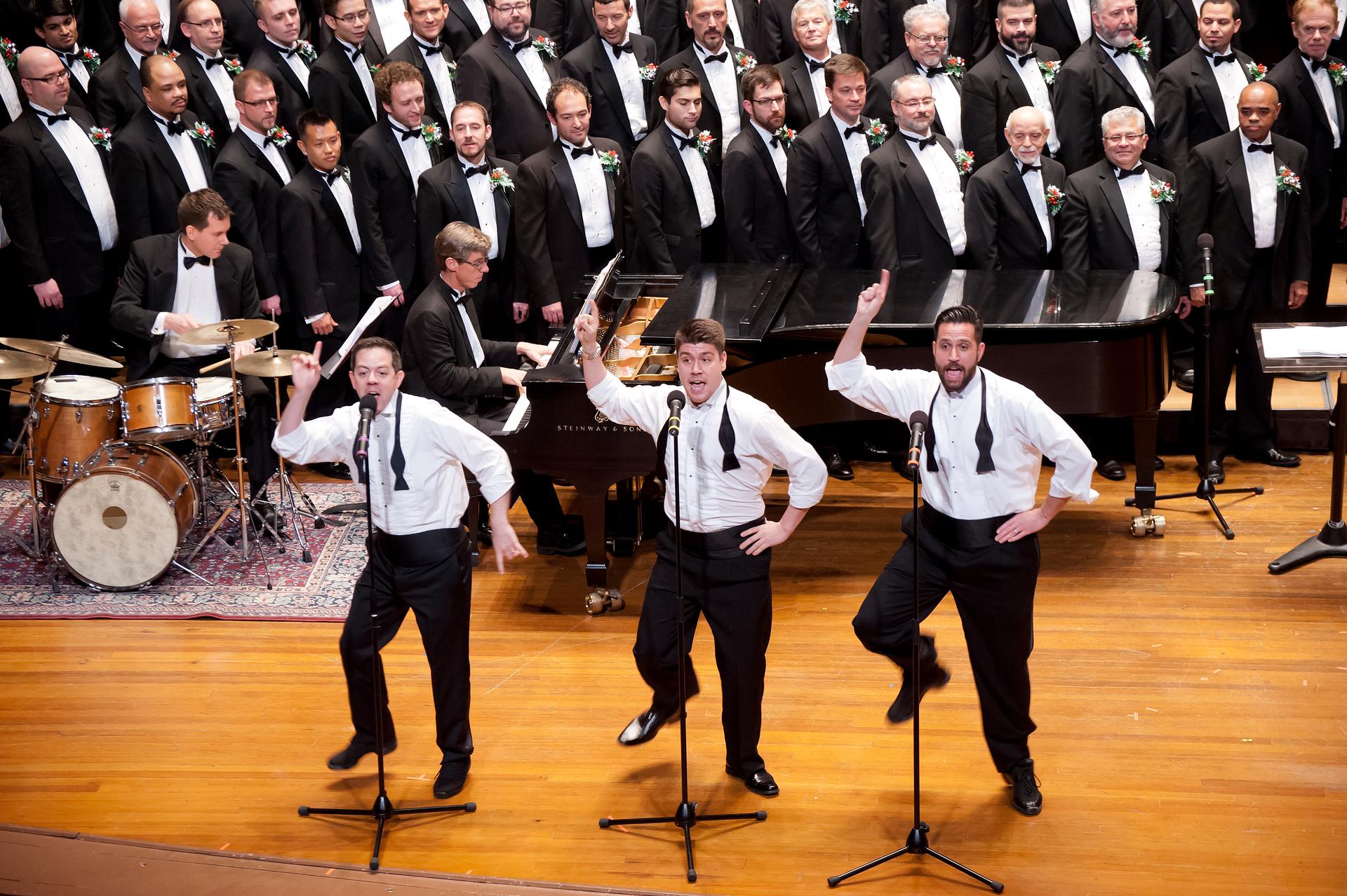 The Boston Gay Men's Chorus during a recent performance.