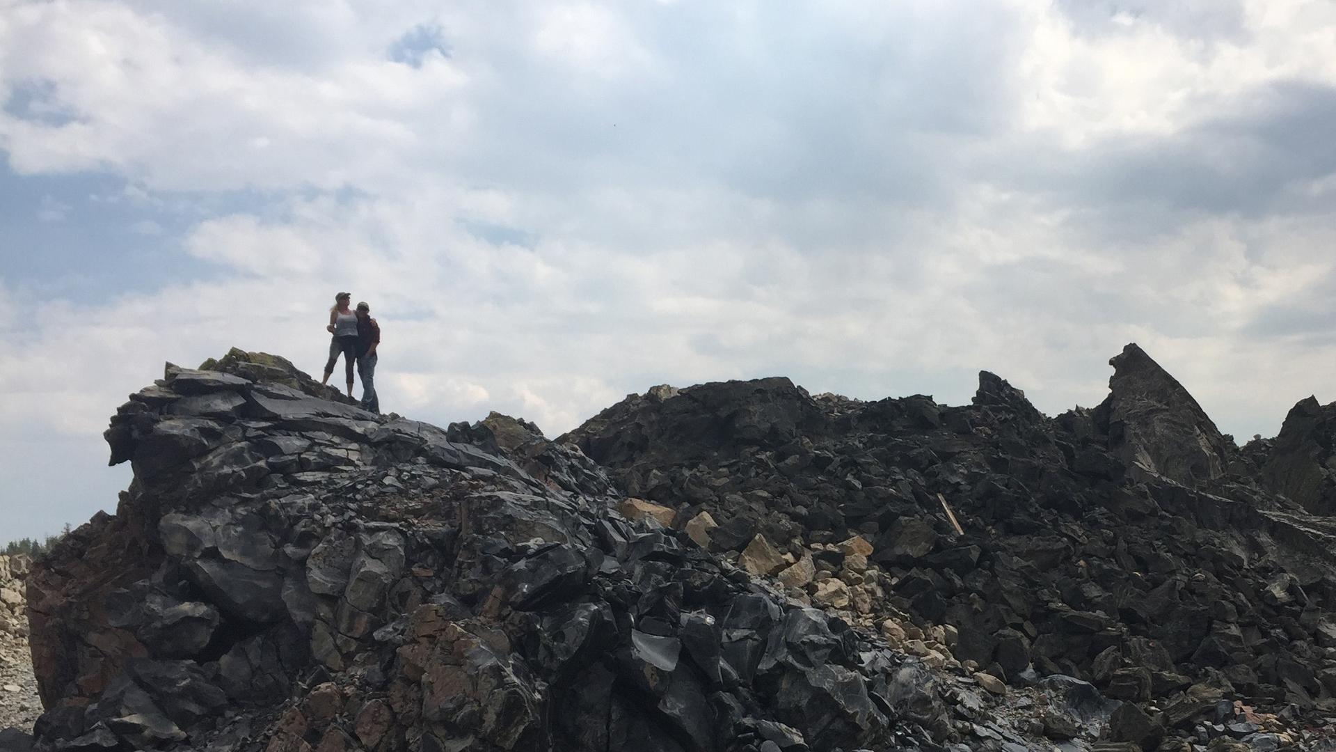 Tina and Tom Sjogren have been hiking around the lunar-like landscape of Obsidian Dome as part of their DIY preparation for space exploration.