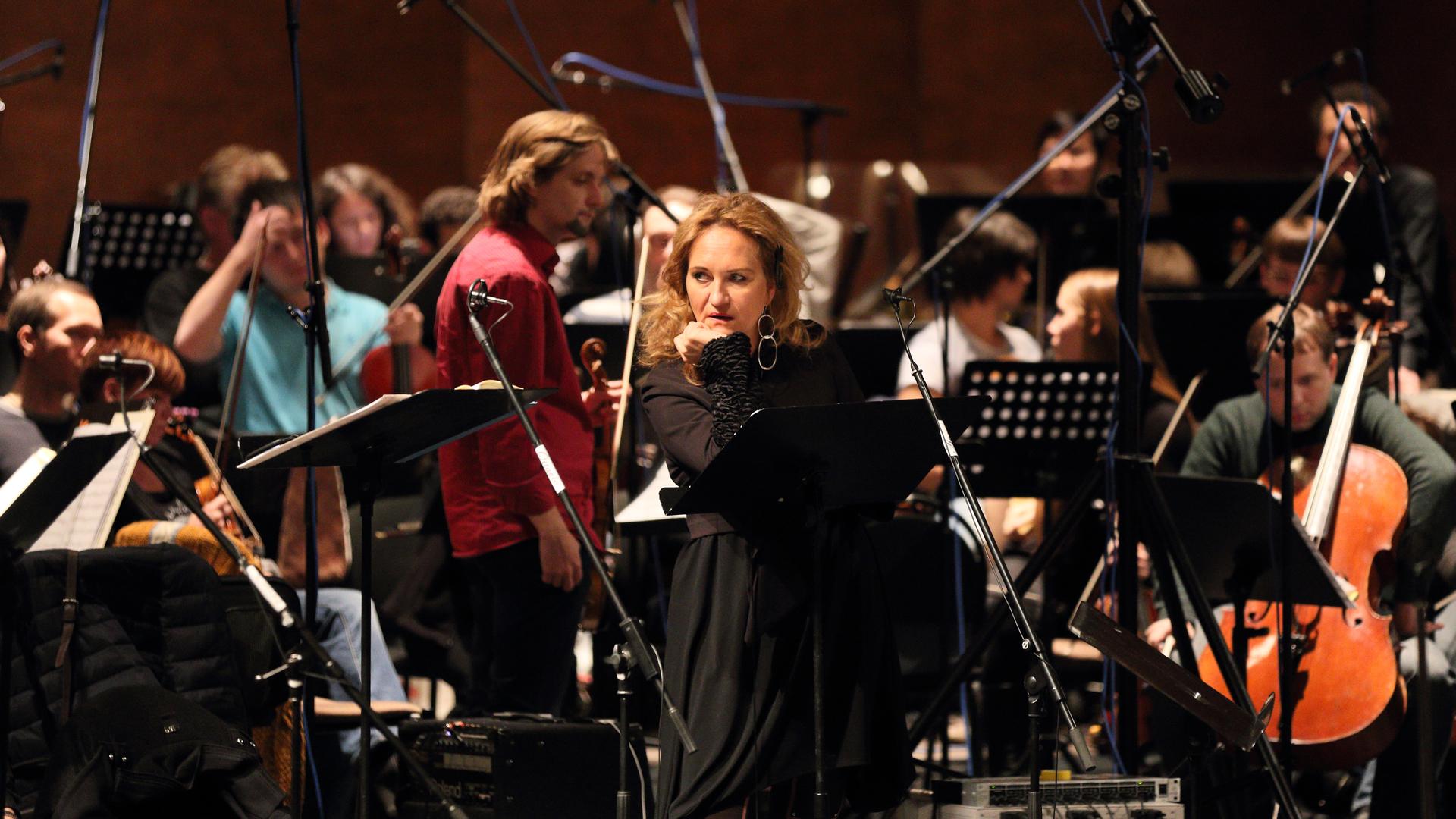 German soprano Simone Kermes on Currentzis's many takes during recording sessions: 