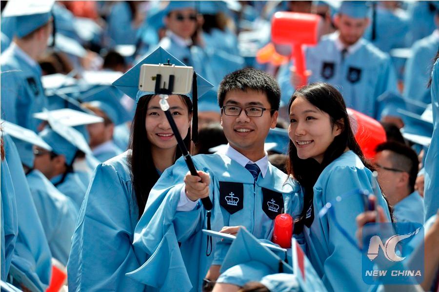 Chinese graduates at Columbia University