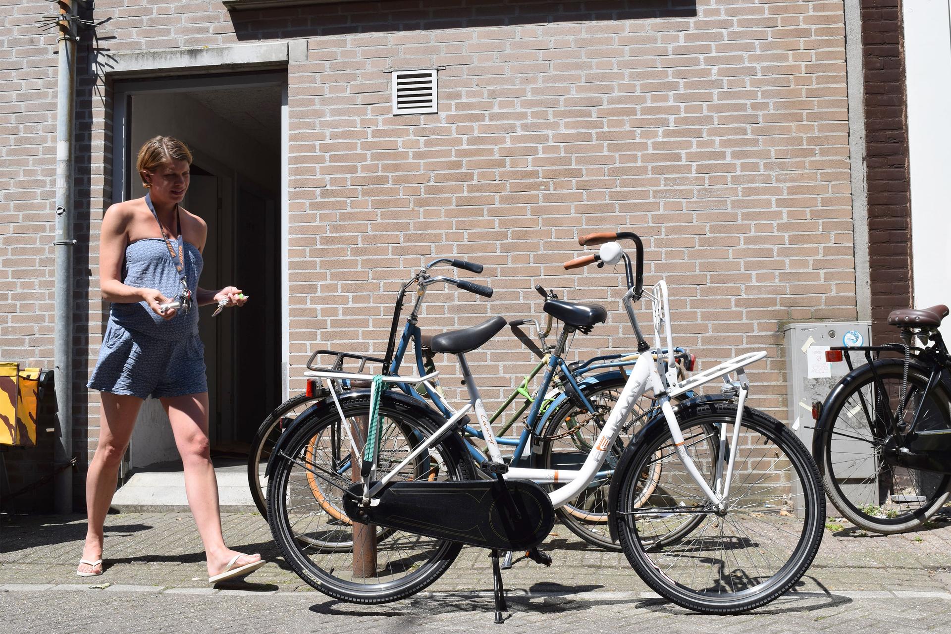Amsterdam resident, Ine, rents out her unused bikes on Cycleswap.