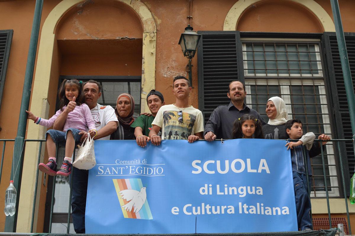 The Syrian families will be hosted by the Community of Sant’Egidio, which will also give them Italian lessons.