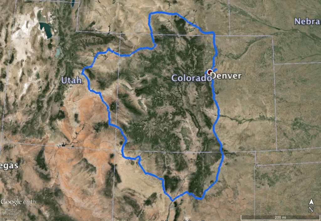 Fracking on federal lands in the Colorado.