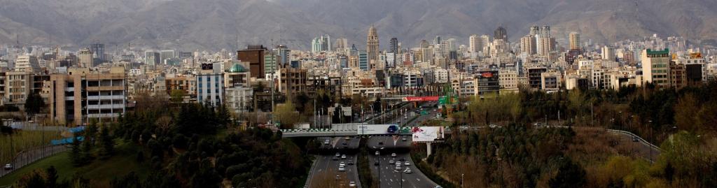 A general view of northern Tehran taken on March 25, 2015.