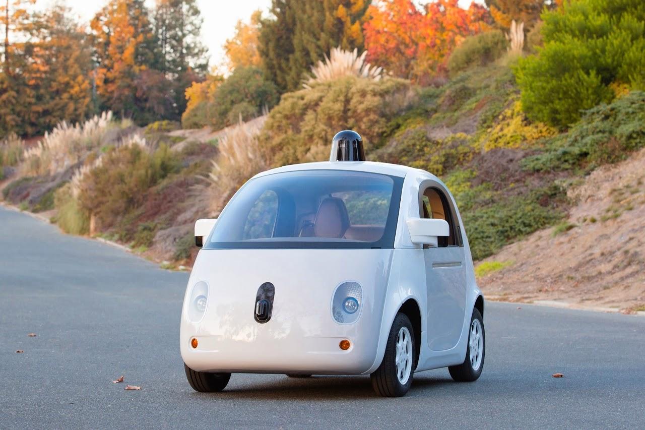 This photo, taken in December 2014, is a real build of Google’s self-driving vehicle prototype.