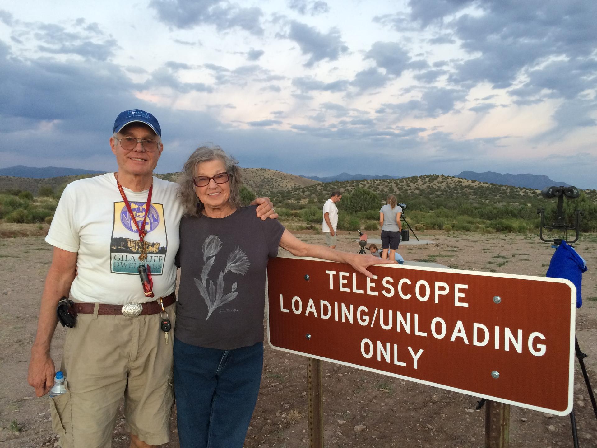 Astronomer Al Grauer and his wife Annie were instrumental in getting a dark sky sanctuary designation for the Cosmic Campground in New Mexico. The recognition came from the International Dark Sky Association. 