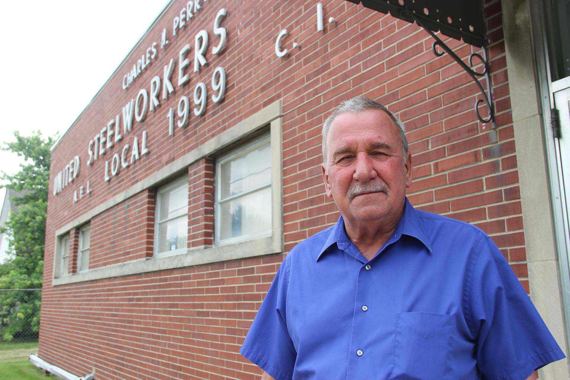 Recently retired local union president Chuck Jones.