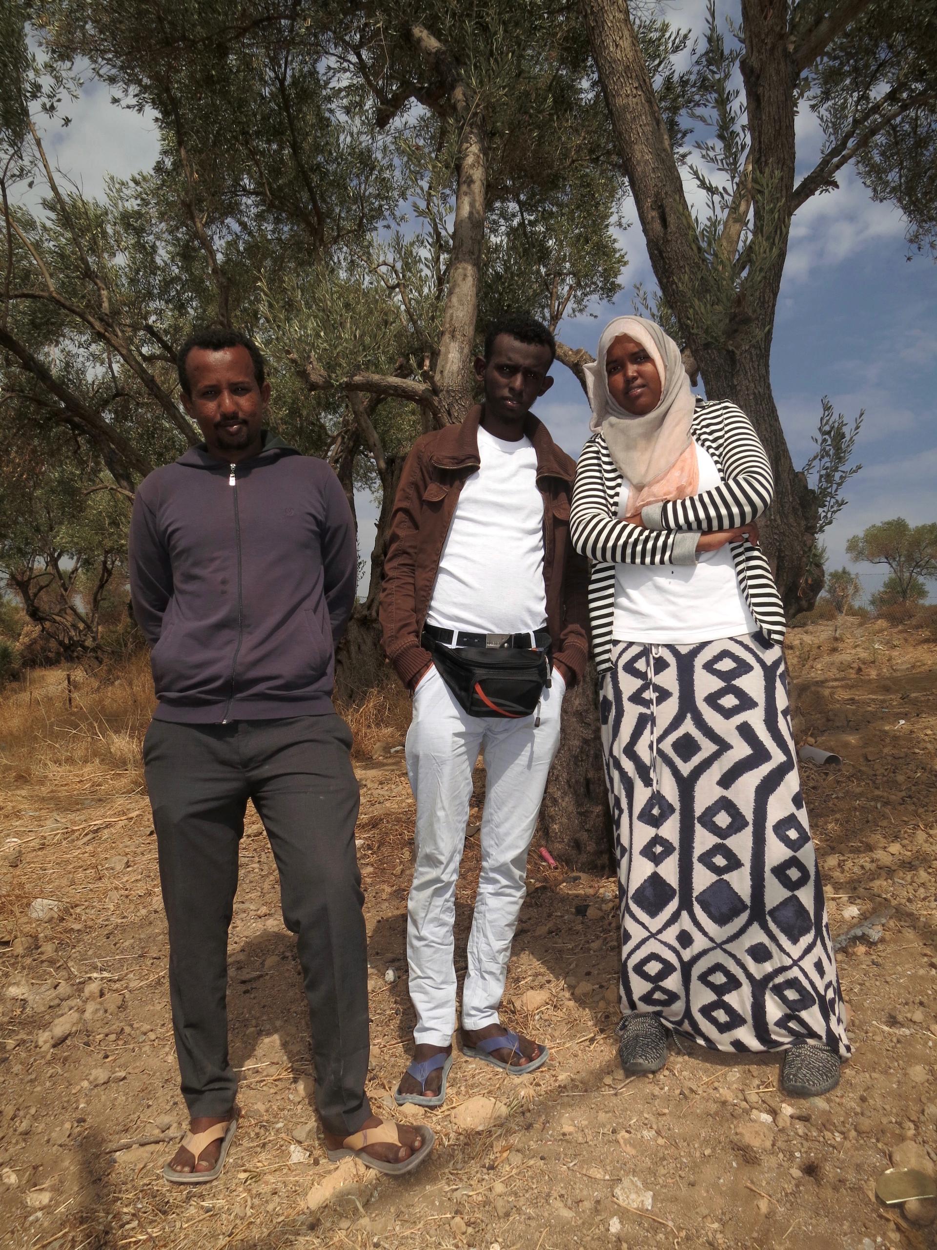 Somali journalists Moria refugee camp