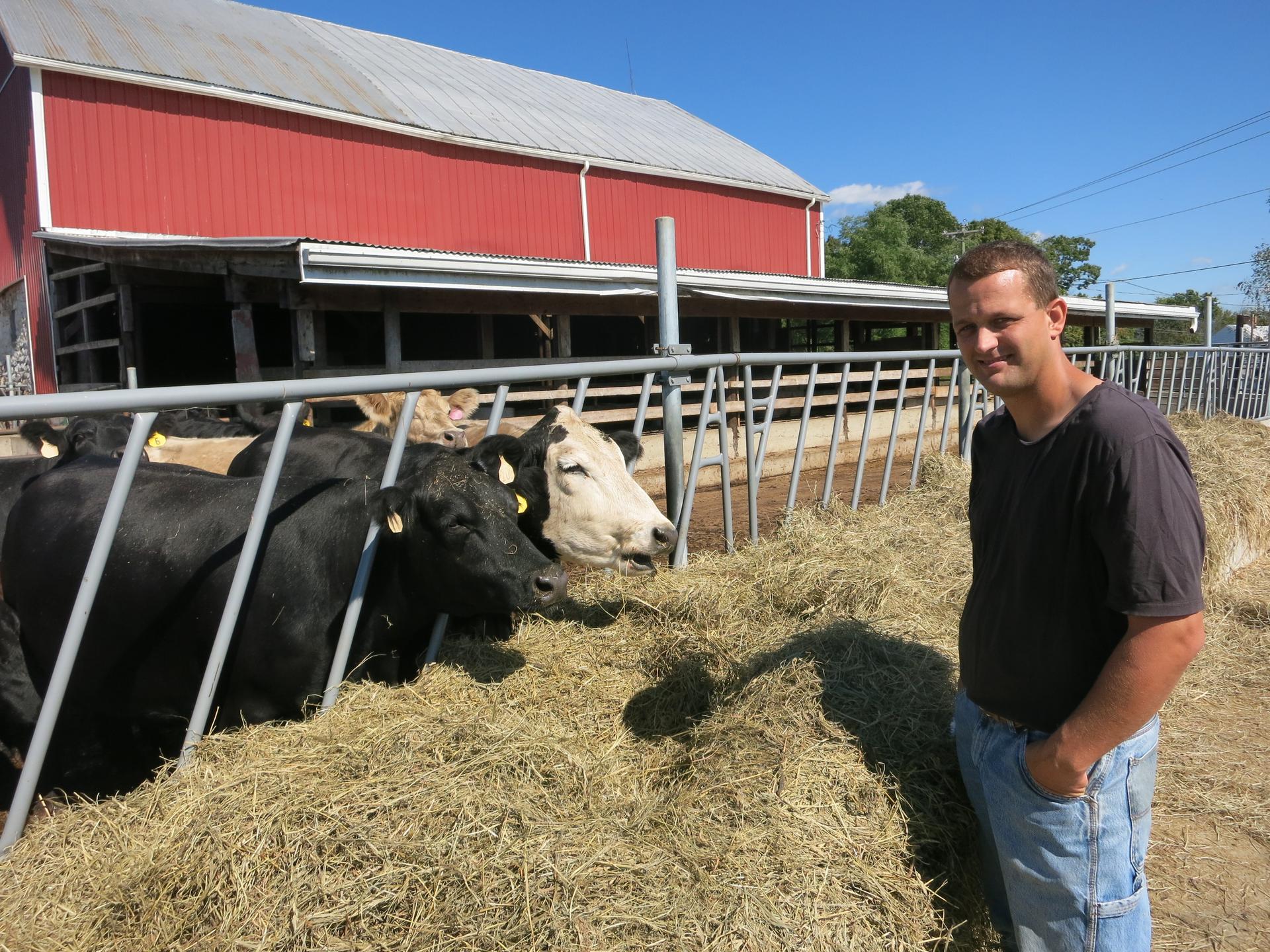 Mathew Meals runs a cow-calf herd of up to 50 head of cattle.