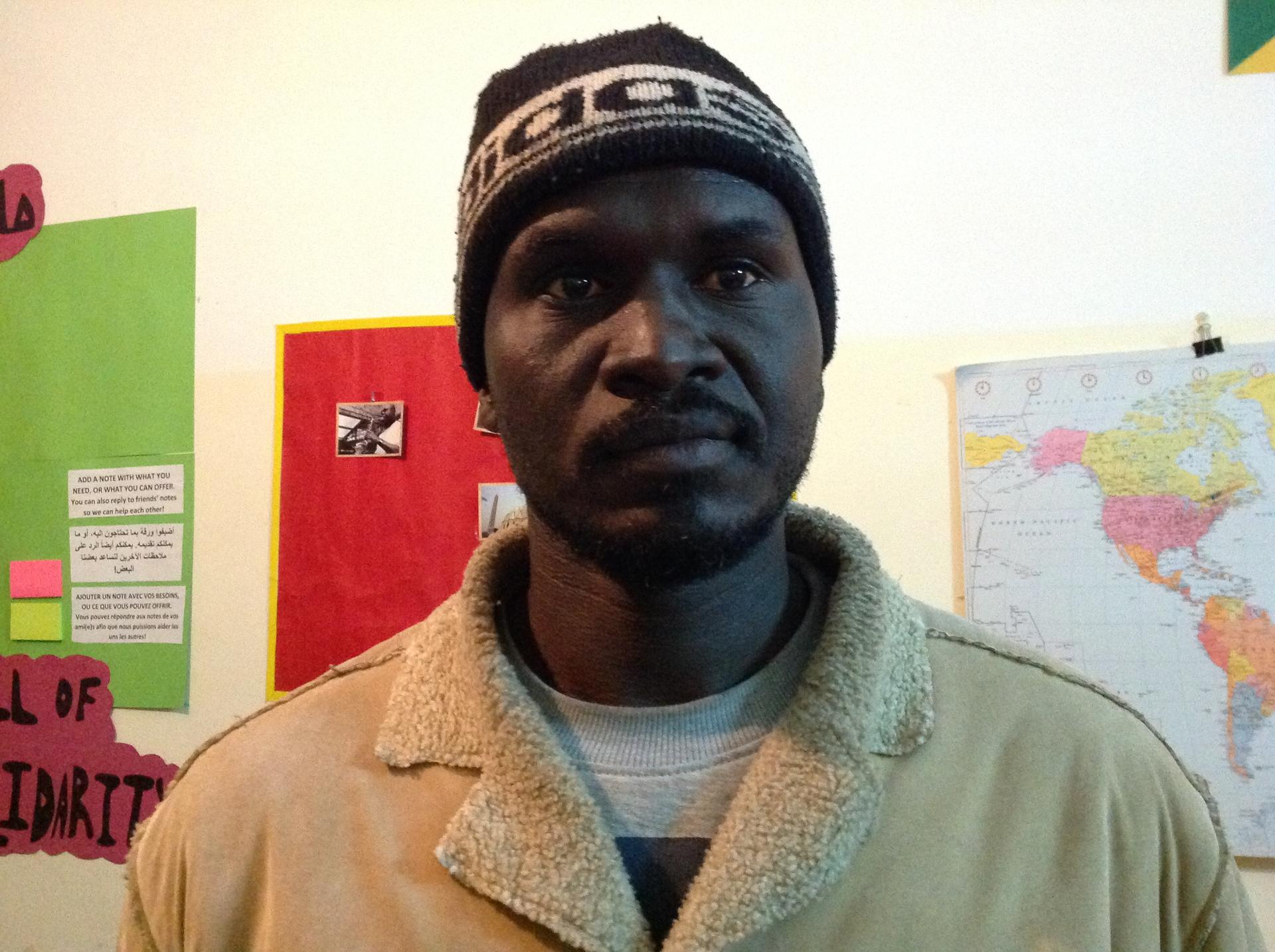Hashim Musah says he was turned down for refugee status because the UNHCR said he could return safely to his part of Sudan.