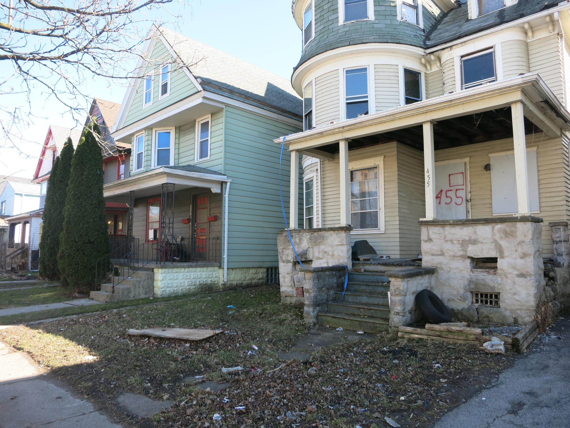 Many of the homes in Buffalo’s lower east side are badly in need of repair and upgrades.