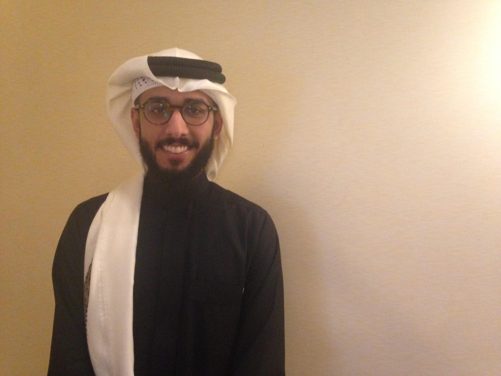 Saudi comedian Fahad al Butairi in Washington DC.