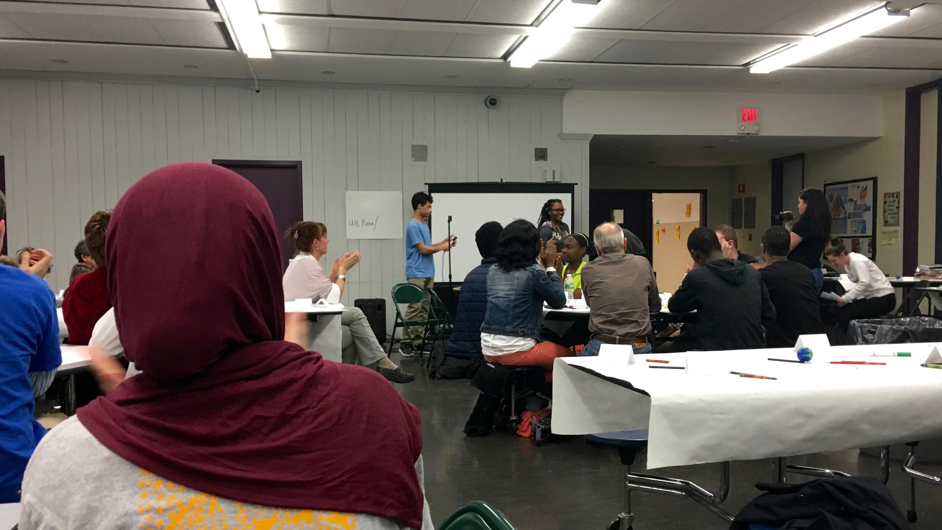 Medford students have been taking part in a series of public meetings with city officials, community members and local clergy about religious diversity.
