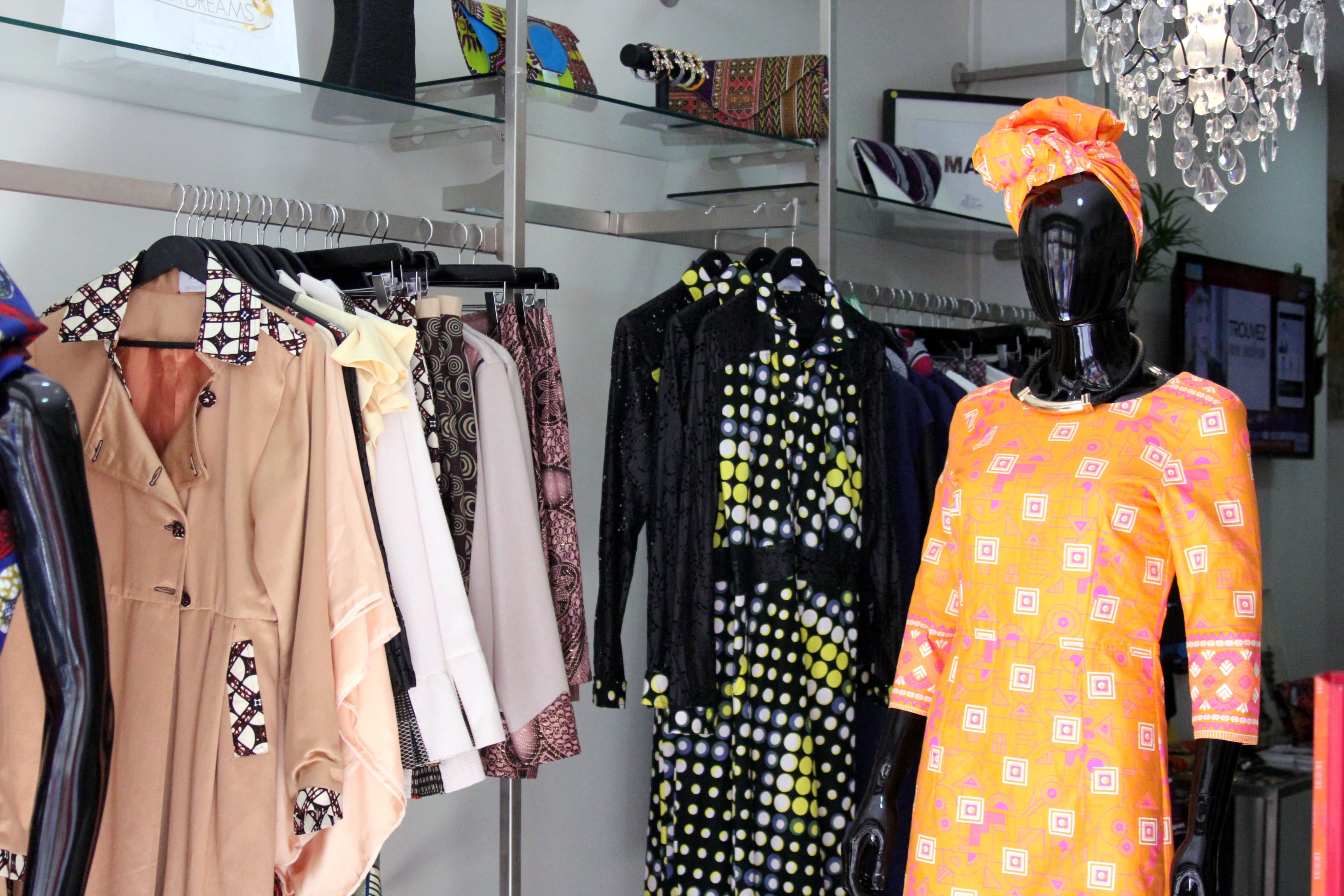 Khady Sy Savane started out by selling her designs to friends at small events in her apartment.