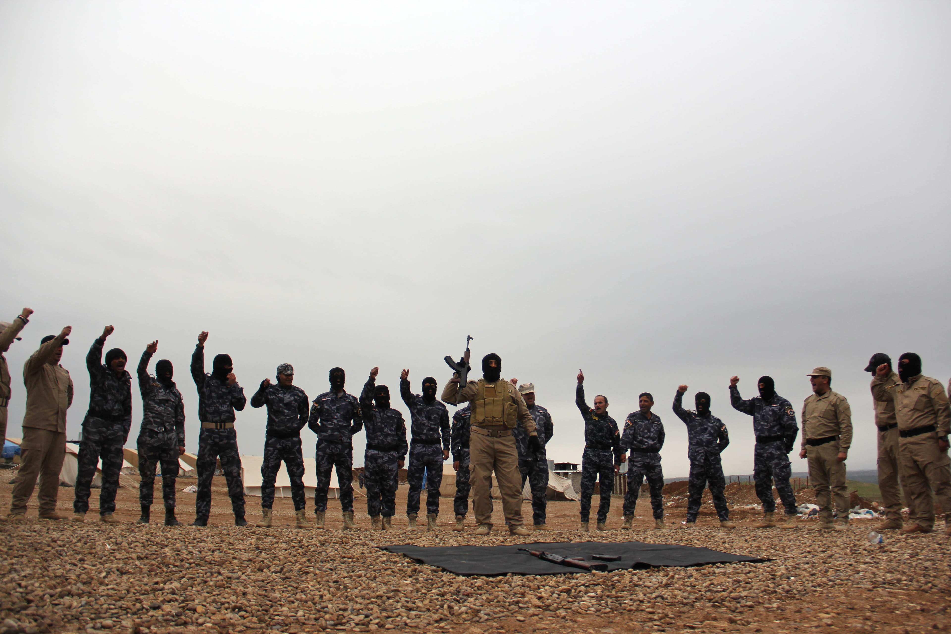 Photo from Mosul's Liberation Camp