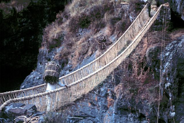 Inca grass bridge