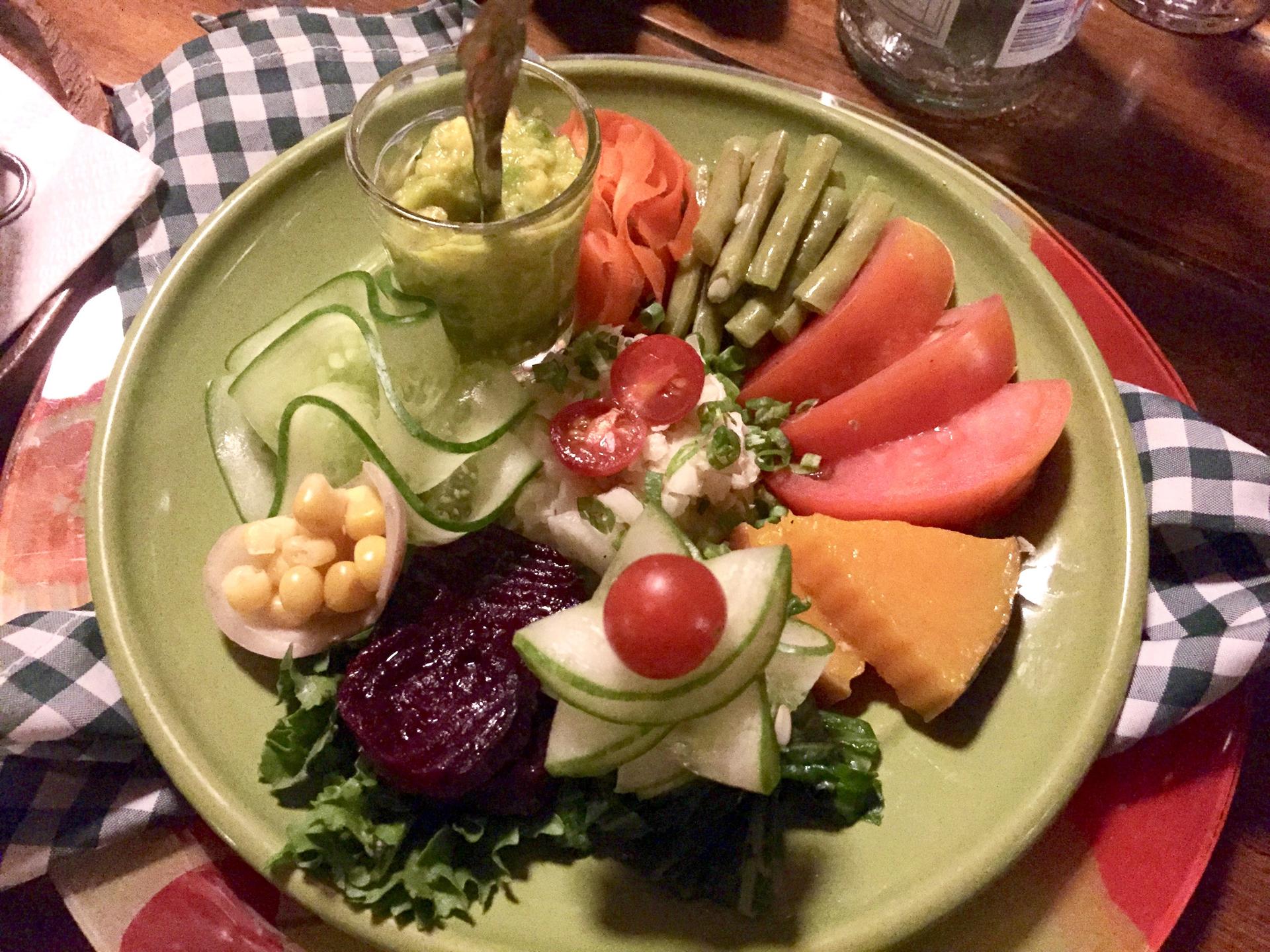 Salad at La Cocina de Lilliam
