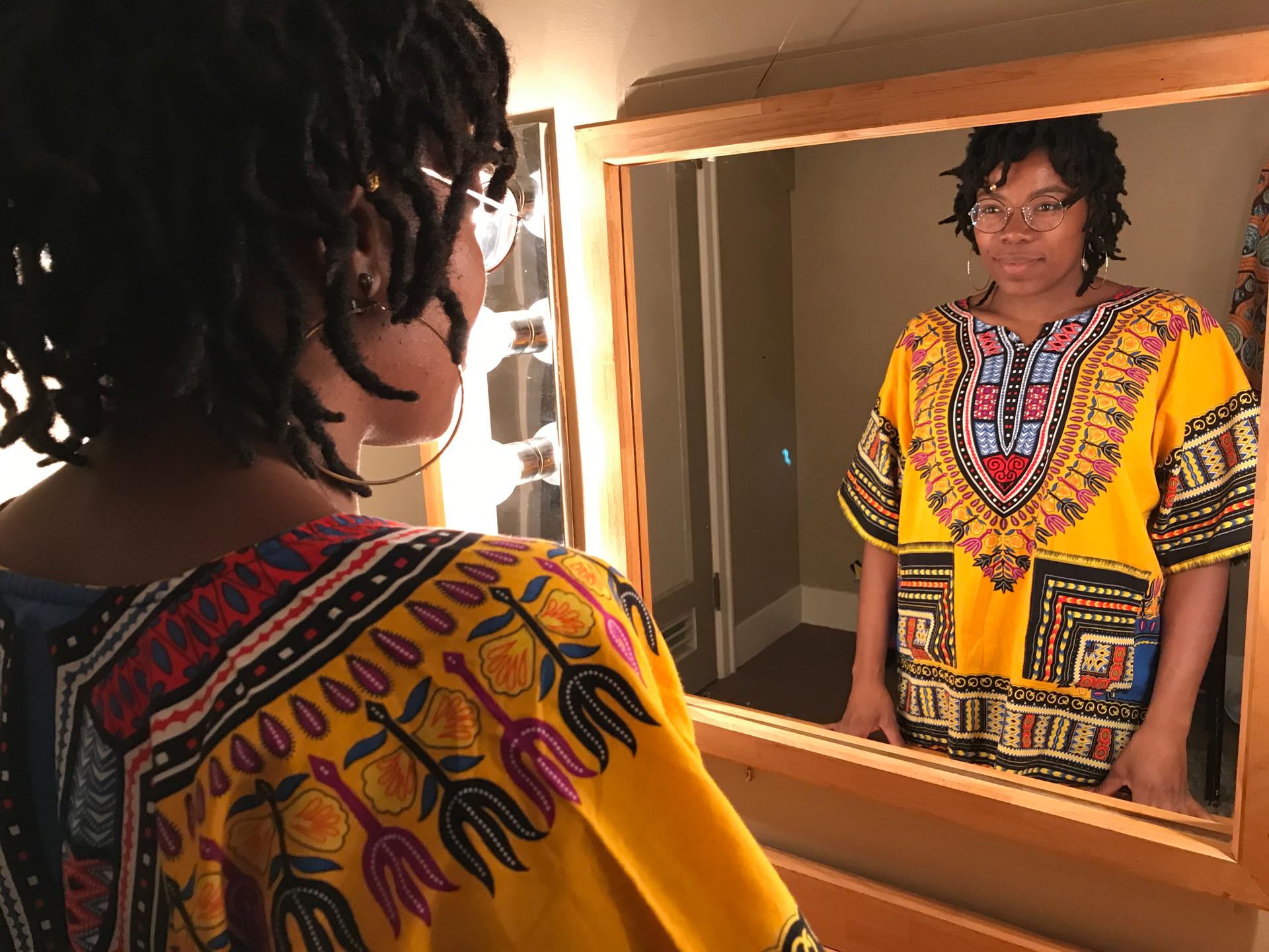 Bokanté’s lead singer Malika Tirolien stands backstage before her recent Vancouver show. She’s originally from the French-Caribbean island of Guadeloupe and now lives Montreal.