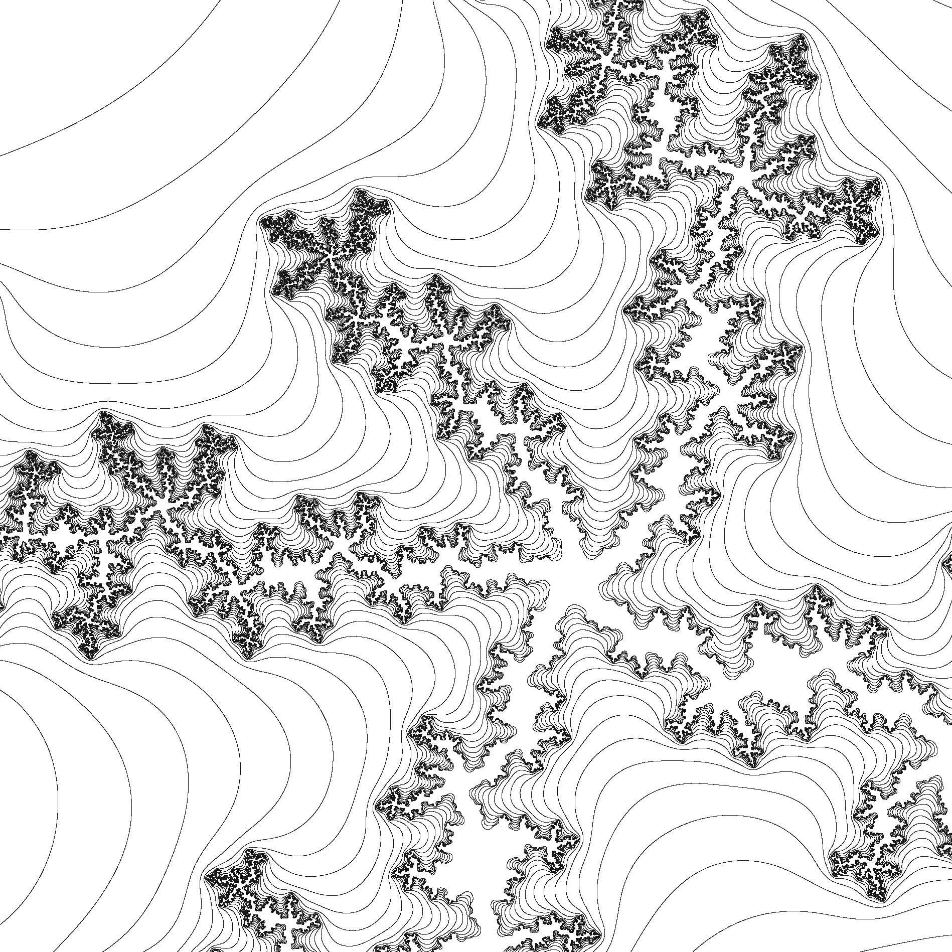 A fractal named after Benoit Mandelbrot