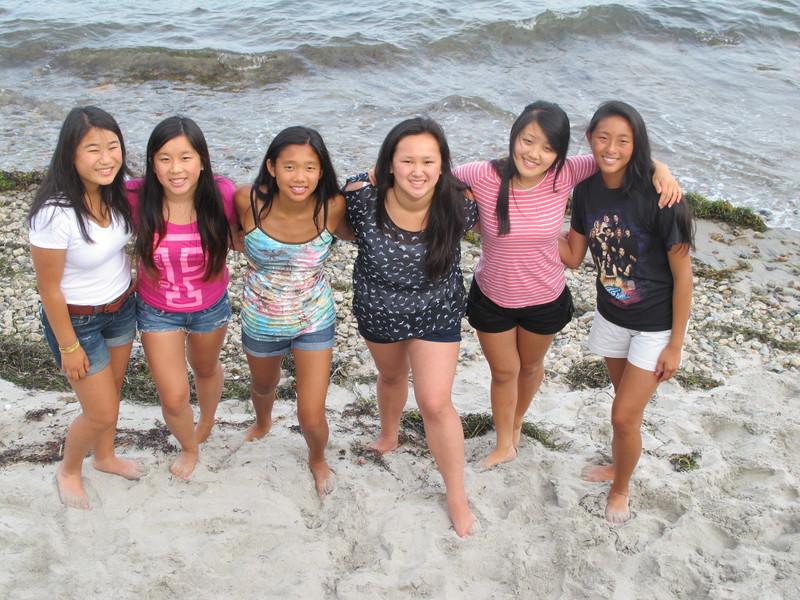 Maya Ludtke and other adopted Chinese girls get together in 2012.
