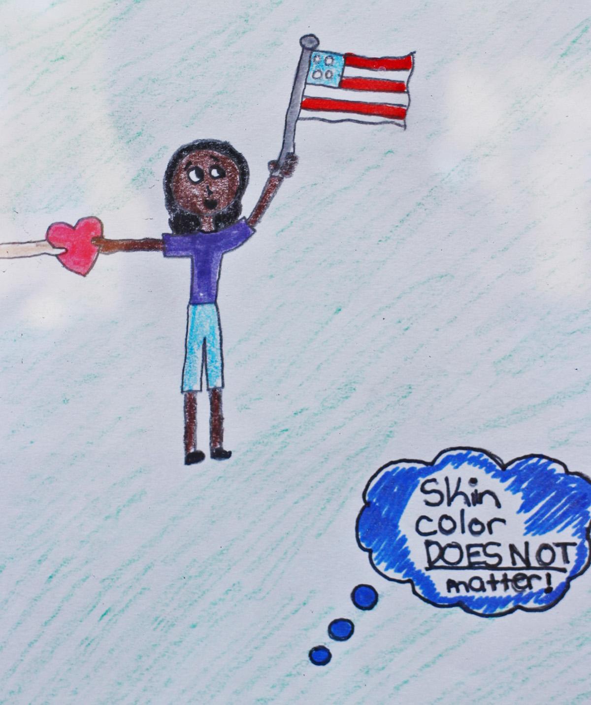 Kid drawing from the RNC