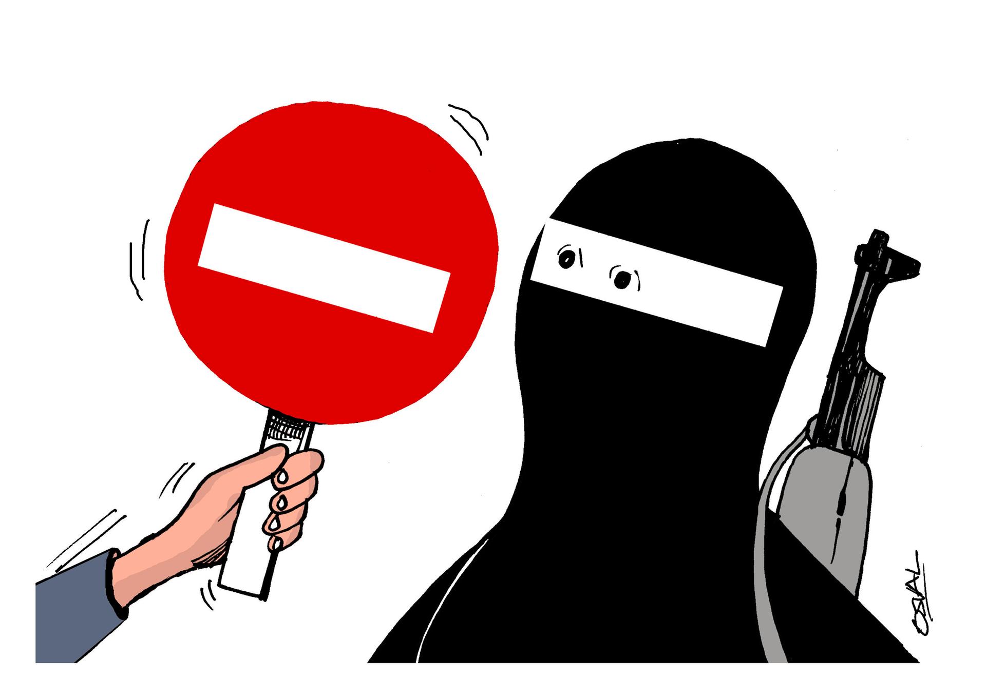 'Stop ISIS', a cartoon submission from Cuba.