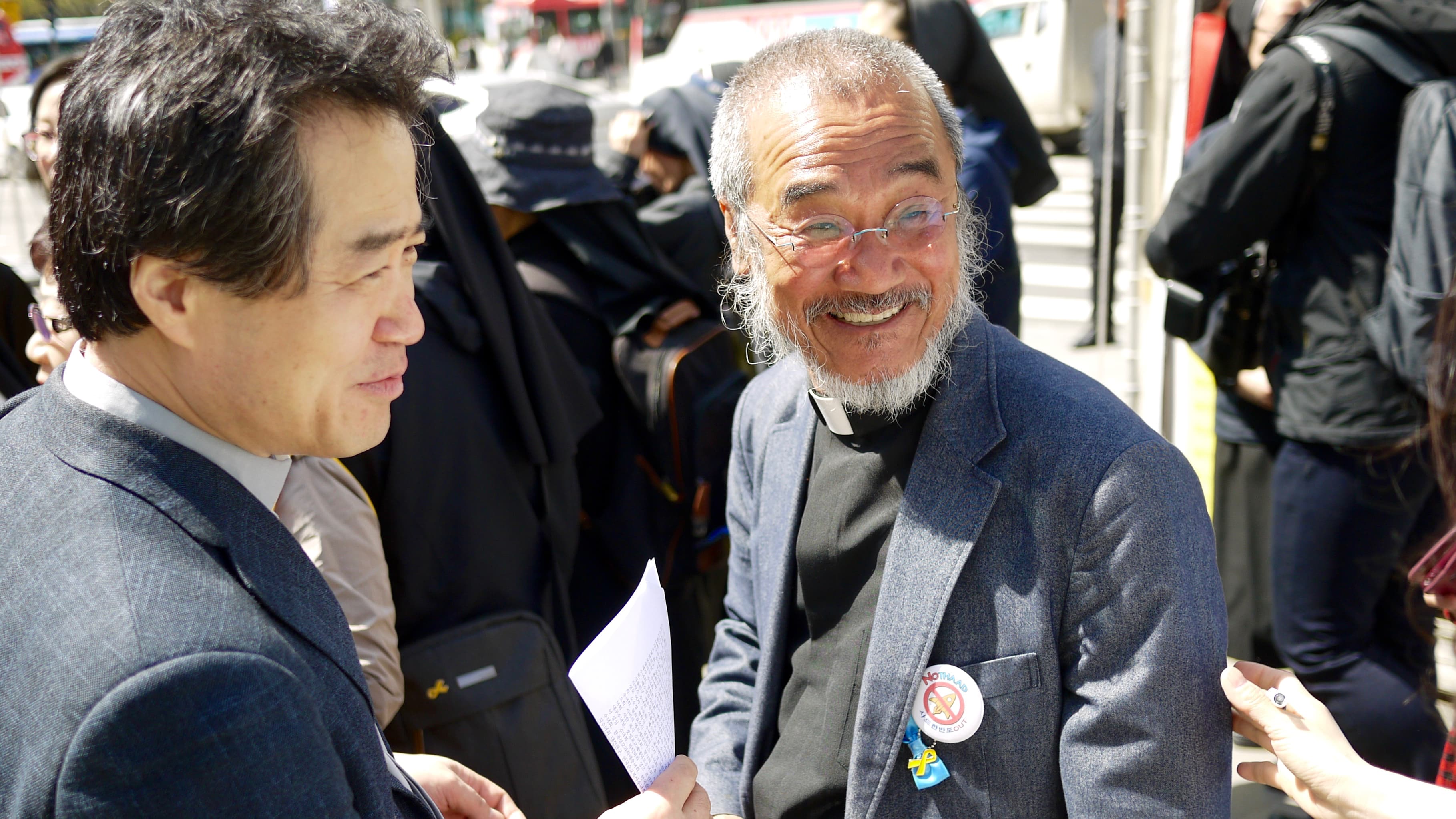Father Moon Paul Kyu-hyn is a Jesuit priest and part of a group of Korean Catholic clergy speaking out against South Korea's dependence on nuclear energy.