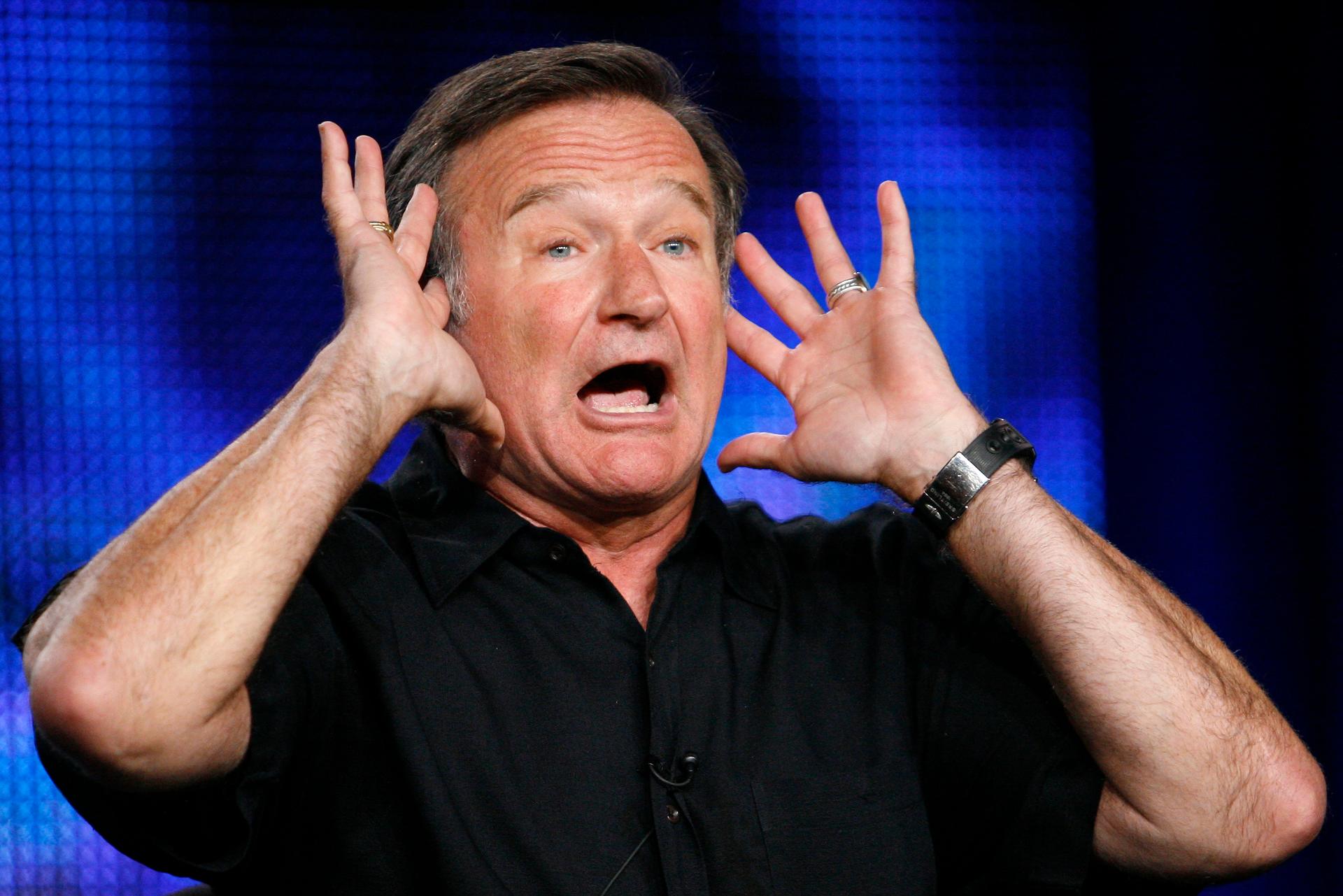 Comedian Robin Williams in 2009