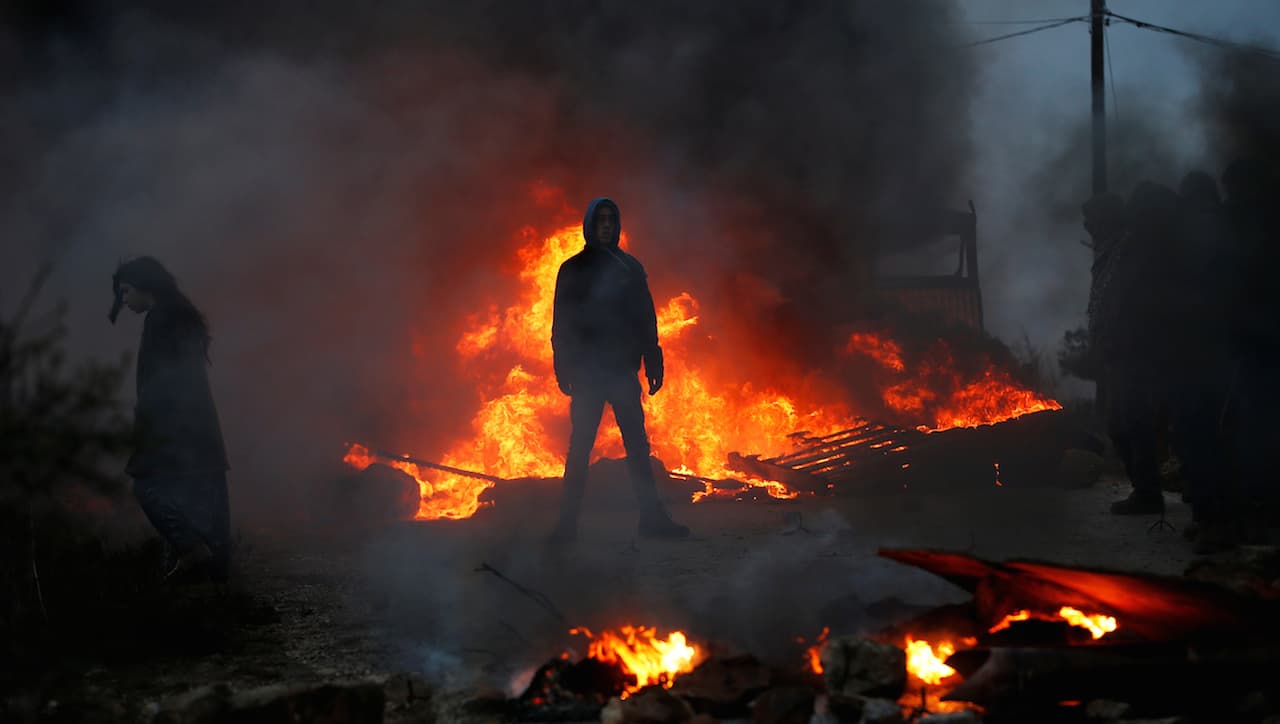 Amona west bank fires