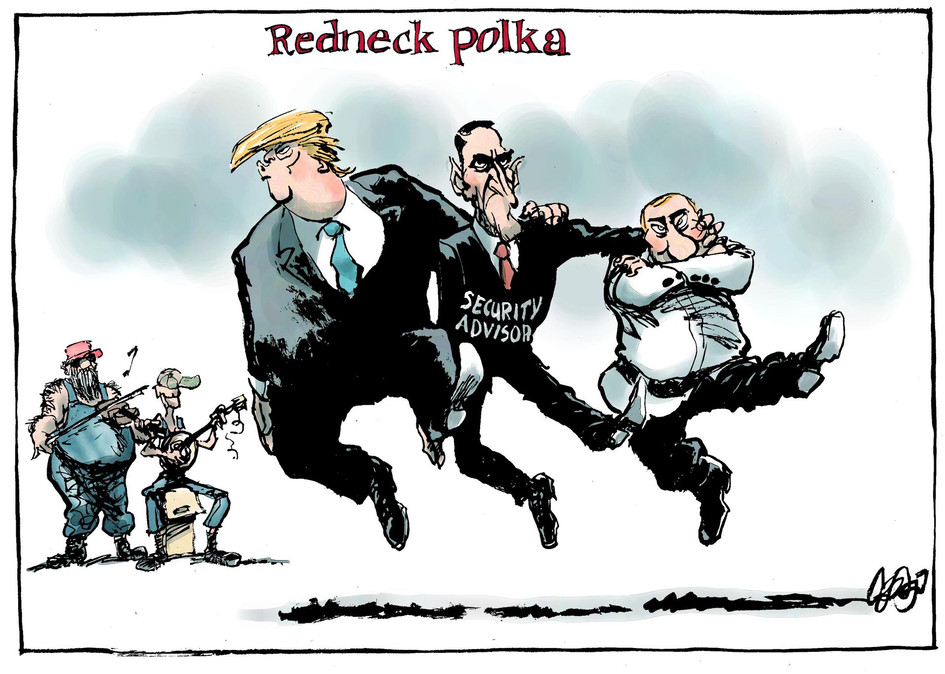 cartoon about Trump