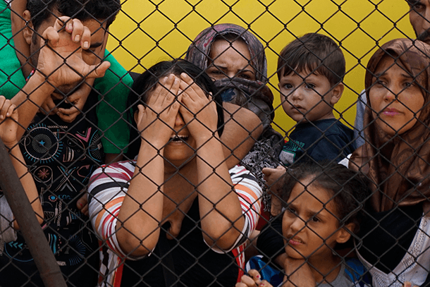 Syrian women and children at a Budapest train station in Hungary on September 4th, 2015. (Photo: Mstyslav Chernov, CC BY-SA 4.0)