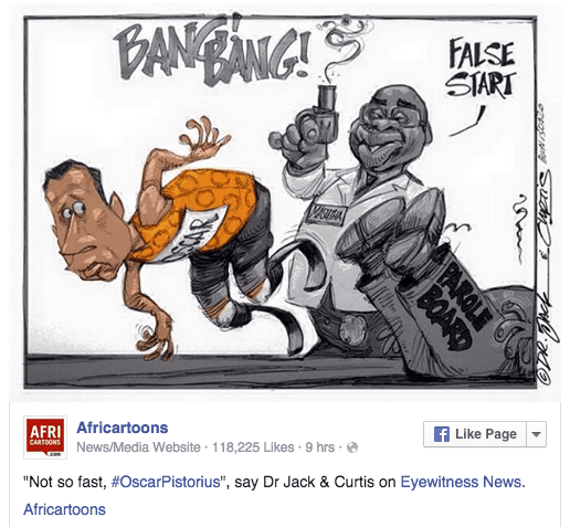 Cartoon by South Africa's Dr. Jack & Curtis