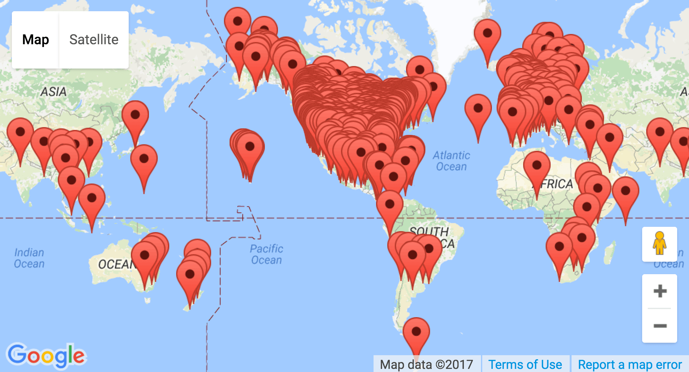 sister march map