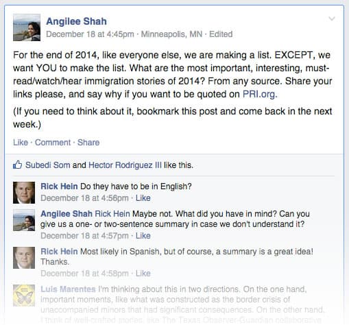 What's your favorite immigration story of 2014?